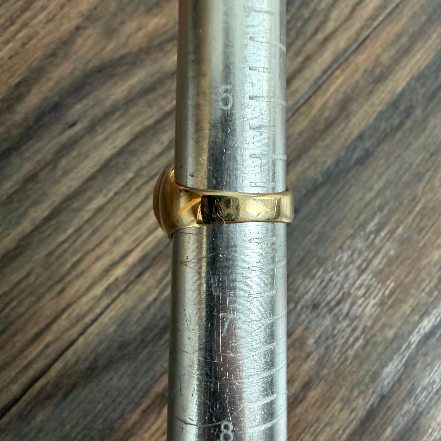 Mid-Century Solid 14k Yellow Gold Mexican $2.5 Peso Gold Coin Ring (6)