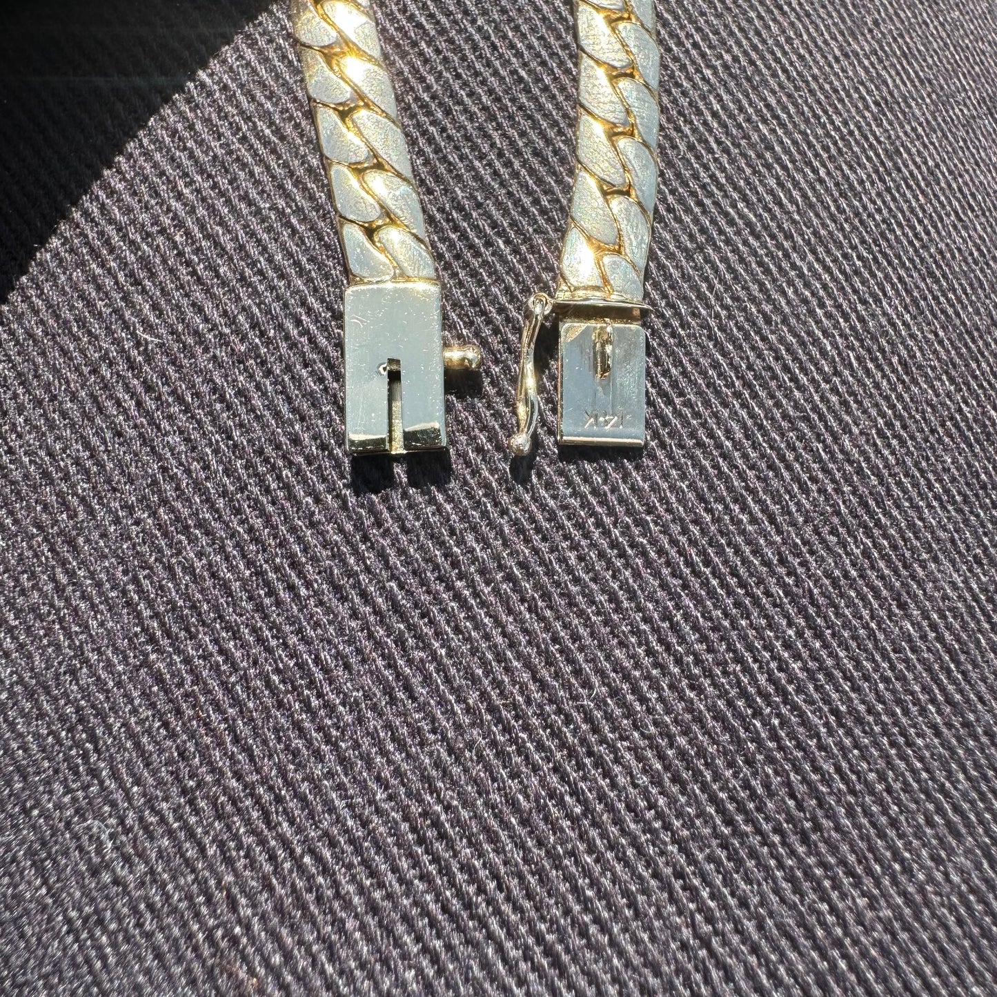 1970’s Solid 14k Yellow Gold Old School Miami Cuban Link Necklace (18.25”)