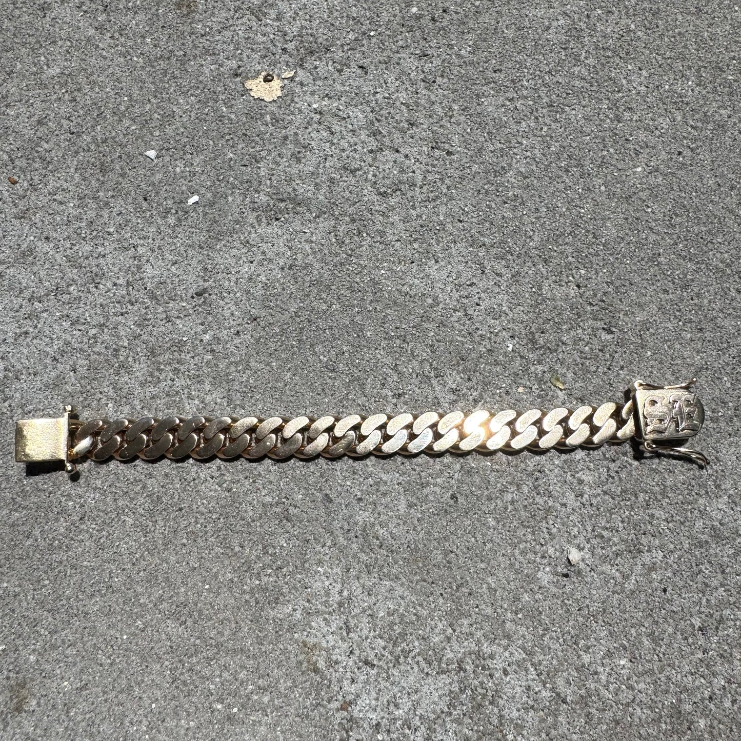 Custom Solid 14k Yellow Gold Heavyweight Miami Cuban Link Bracelet (7”)