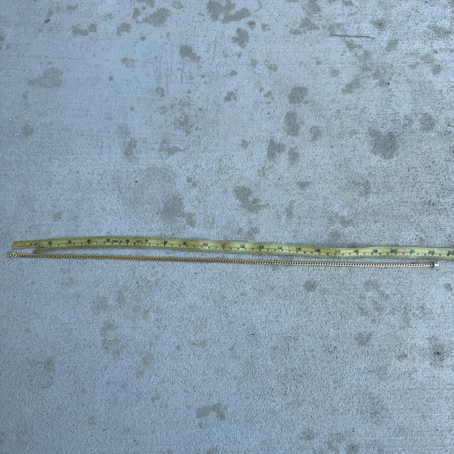 Brand New Solid 14k Yellow Gold Miami Cuban Link Necklace (22”)