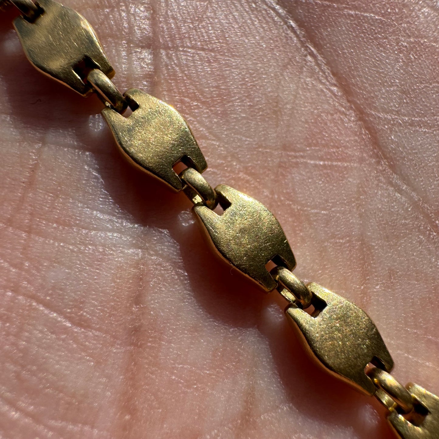 1970’s Cartier Solid 18k Yellow Gold Mariner Anchor “Tortue” Link Bracelet (7.5”)