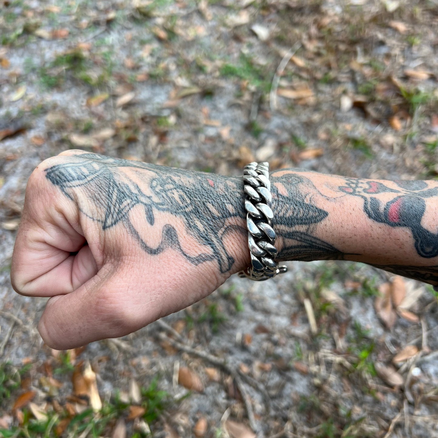 1980’s TAXCO Solid Sterling/.925 Super Heavyweight Handcrafted MIami Cuban Link Bracelet (7.25”)