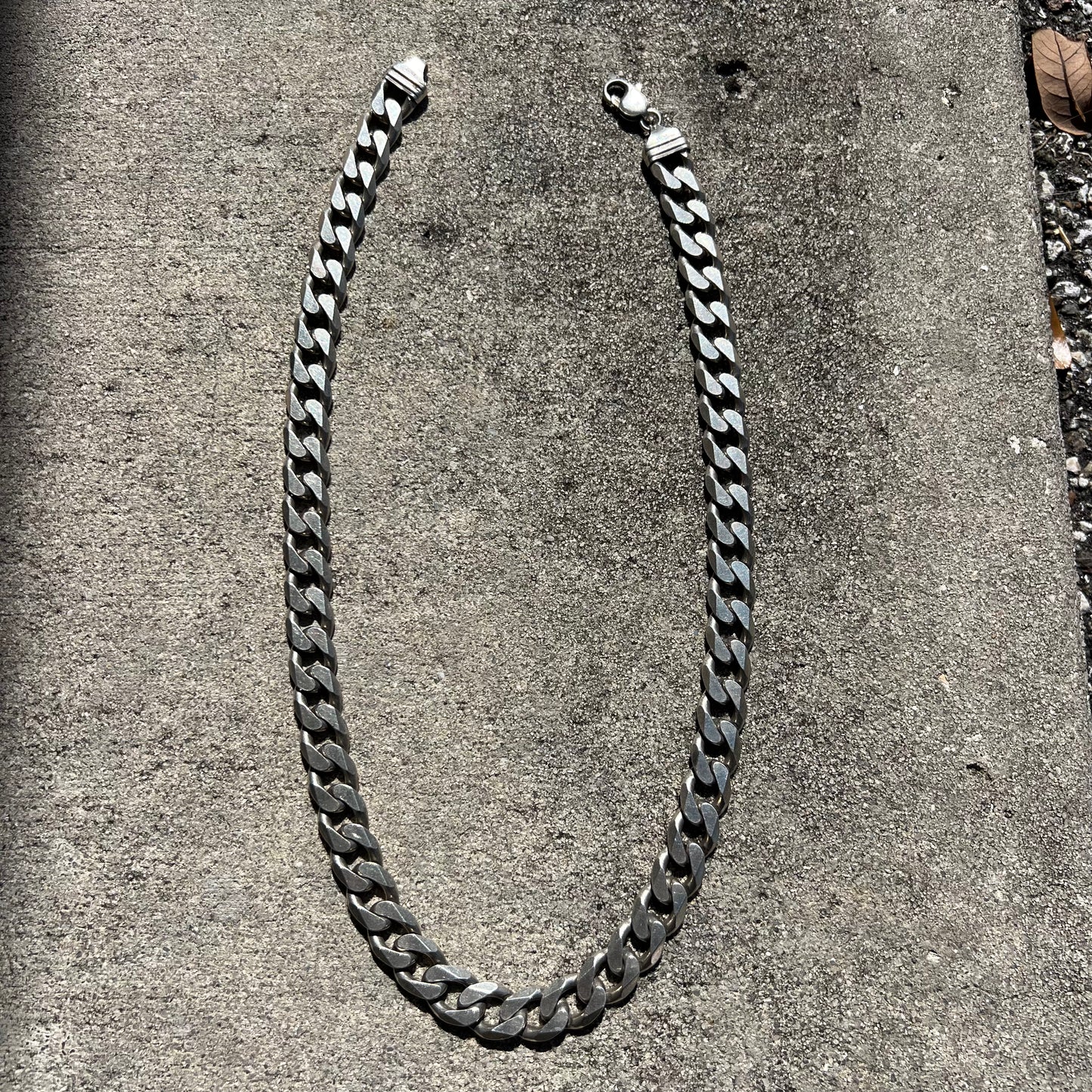 1990’s Solid Sterling/.925 Monster Heavyweight 130g Italian Cuban Link Necklace (22”)