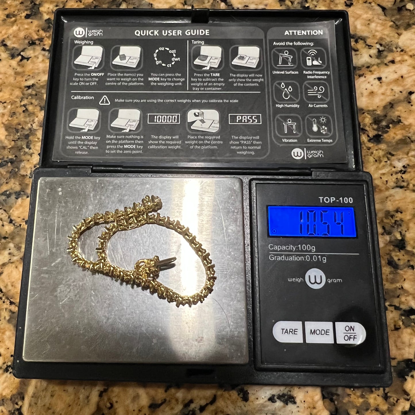 Vintage 14k Yellow Gold 2.0CTW Natural Diamond S-Link Tennis Bracelet (7”)