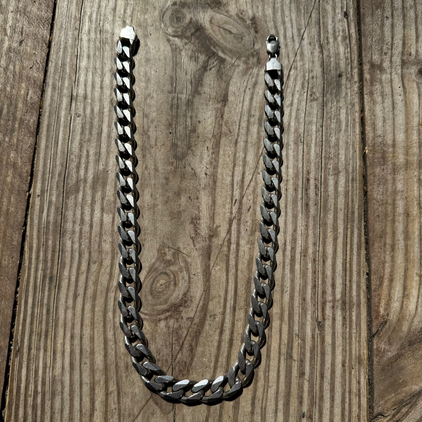 1990’s Italian Sterling/.925 Super Heavyweight (183.4g) Solid Cuban Link Necklace (22”)