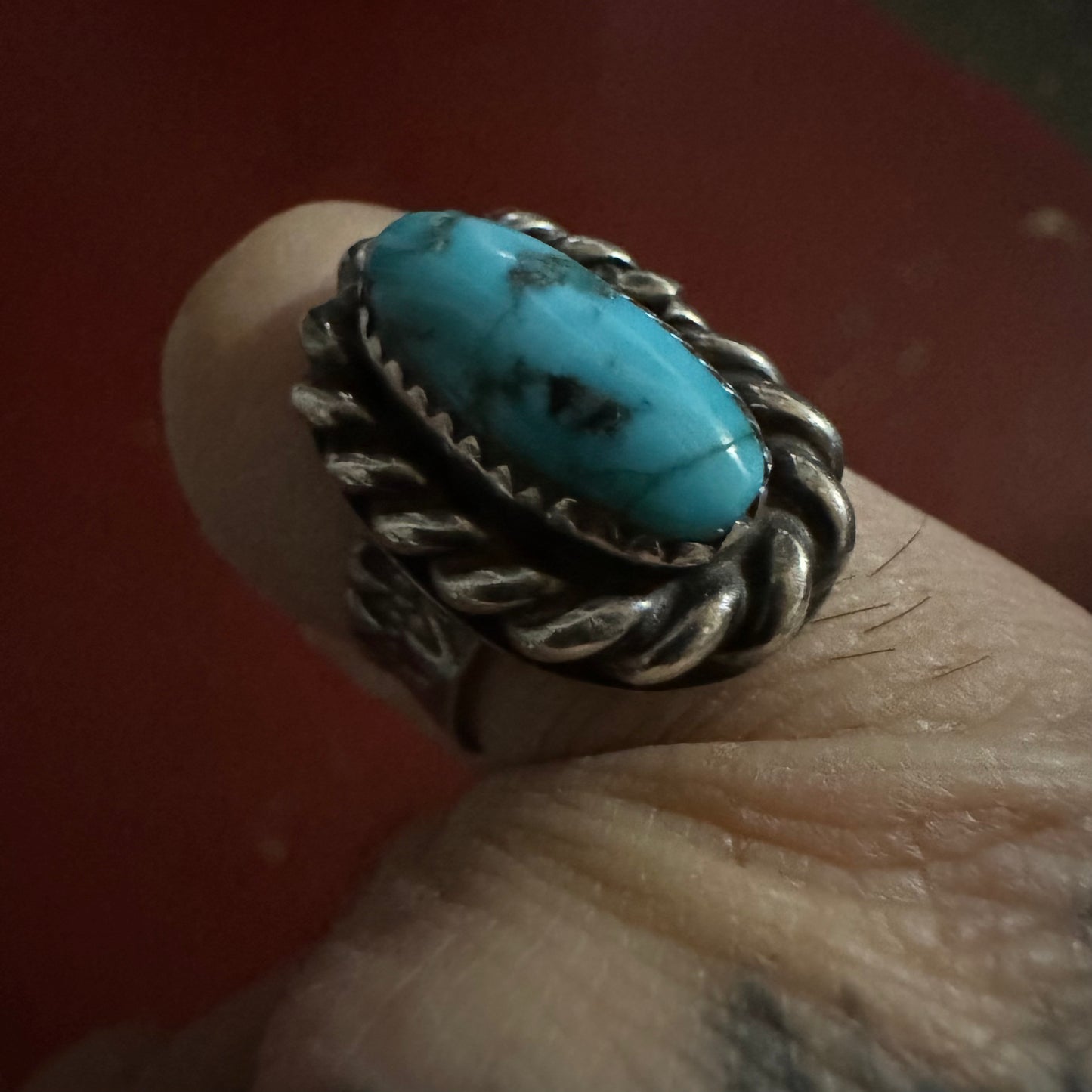 Vintage Sterling Turquoise Ring