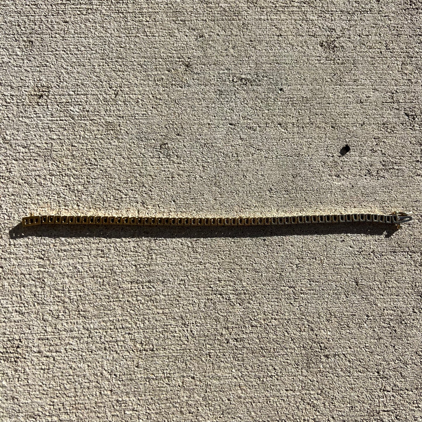 Vintage 14k Gold 4.0CTW Diamond Tennis Bracelet (7.35”)