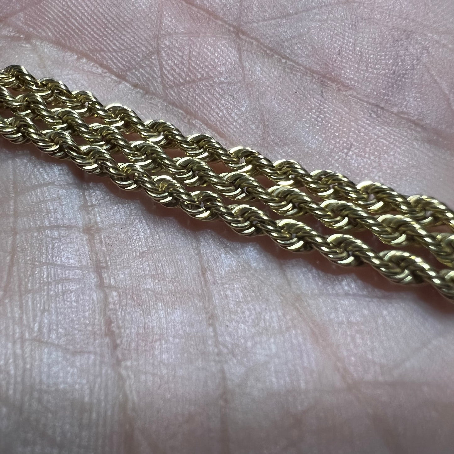 1979 Solid 14k Classic Rope Chain (19.5”)