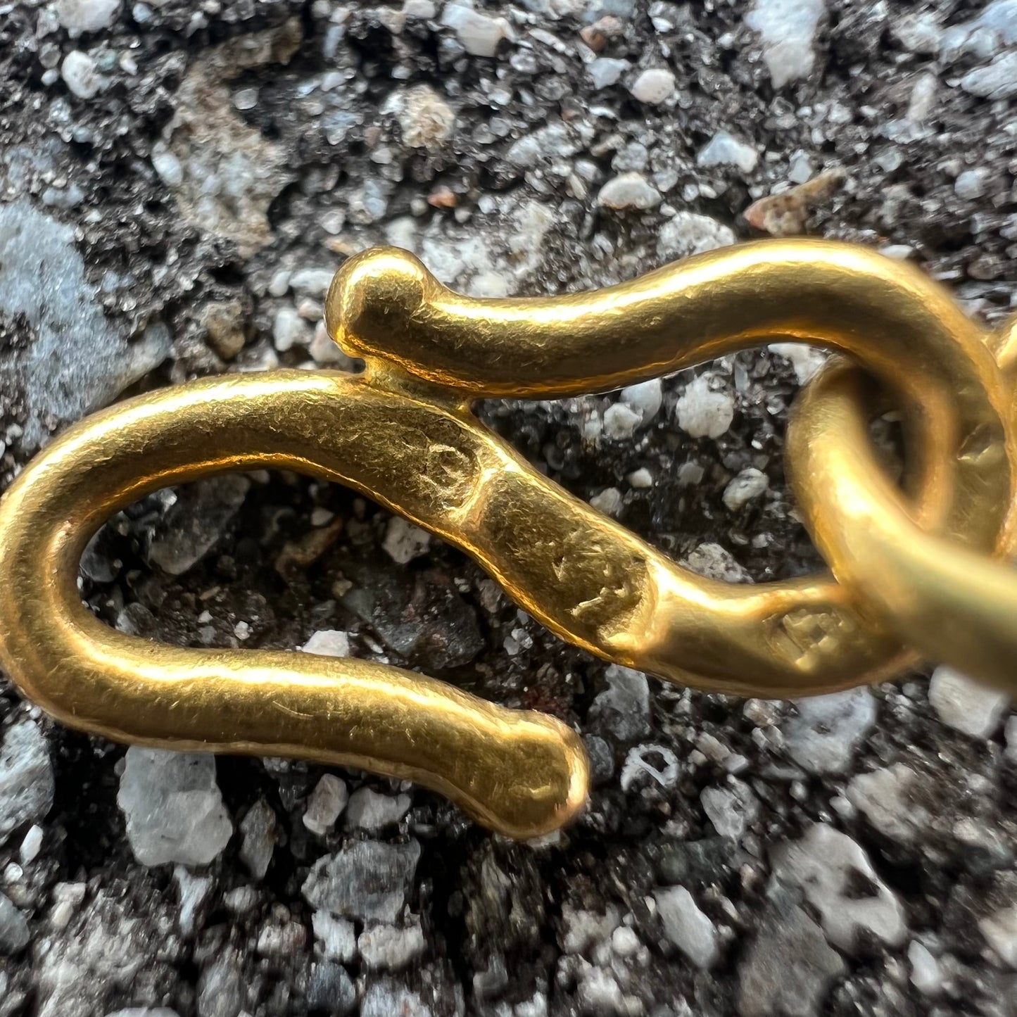 Pure 24k Solid “Evil Eye” Mariner Link Bracelet