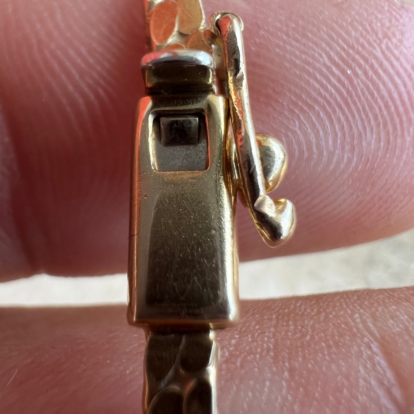 1960’s Solid 14k Old School Italian Cuban Link Necklace