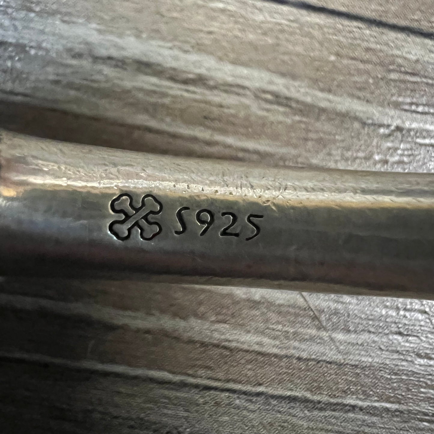 Super Heavyweight Sterling/.925 Skull Cuff Bracelet