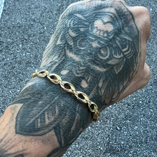 Vintage 14k Milano Link Bracelet
