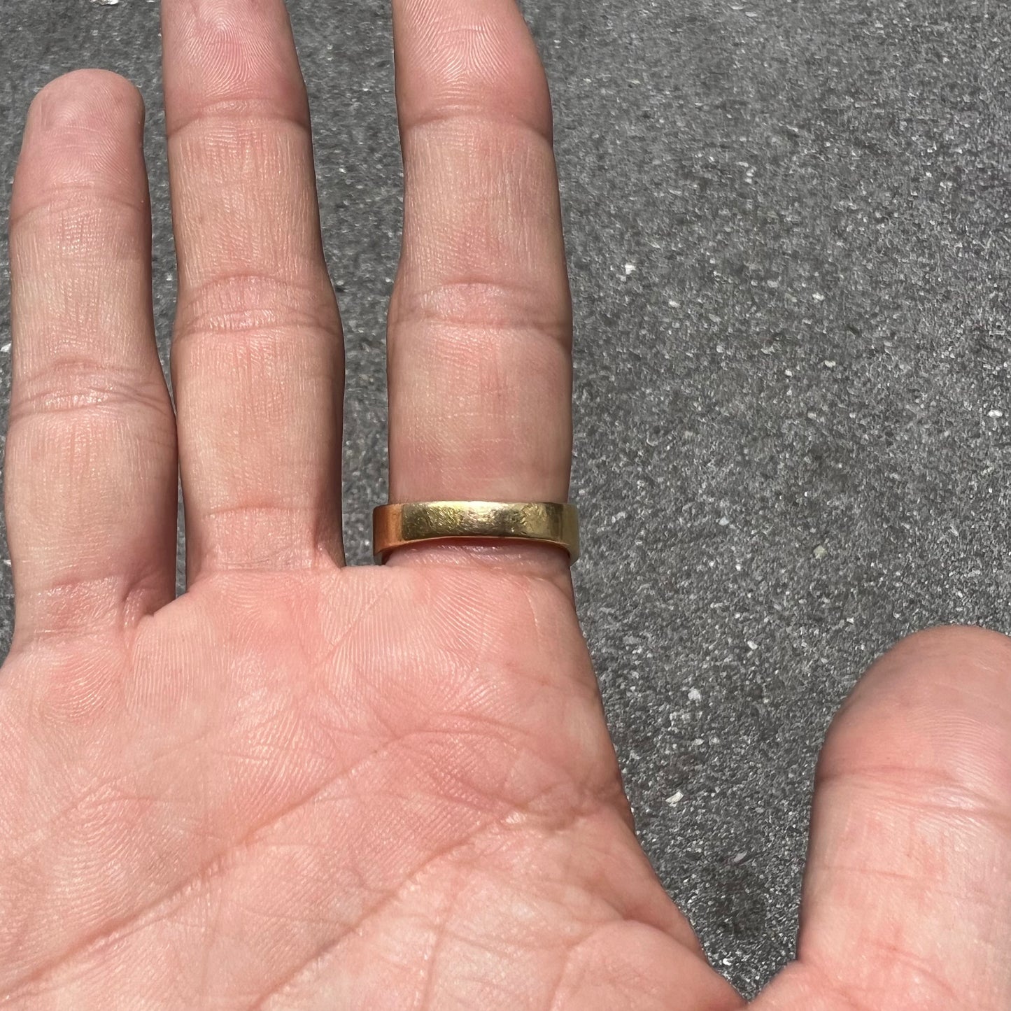 Mid-Century 18k Tigers Eye Ring