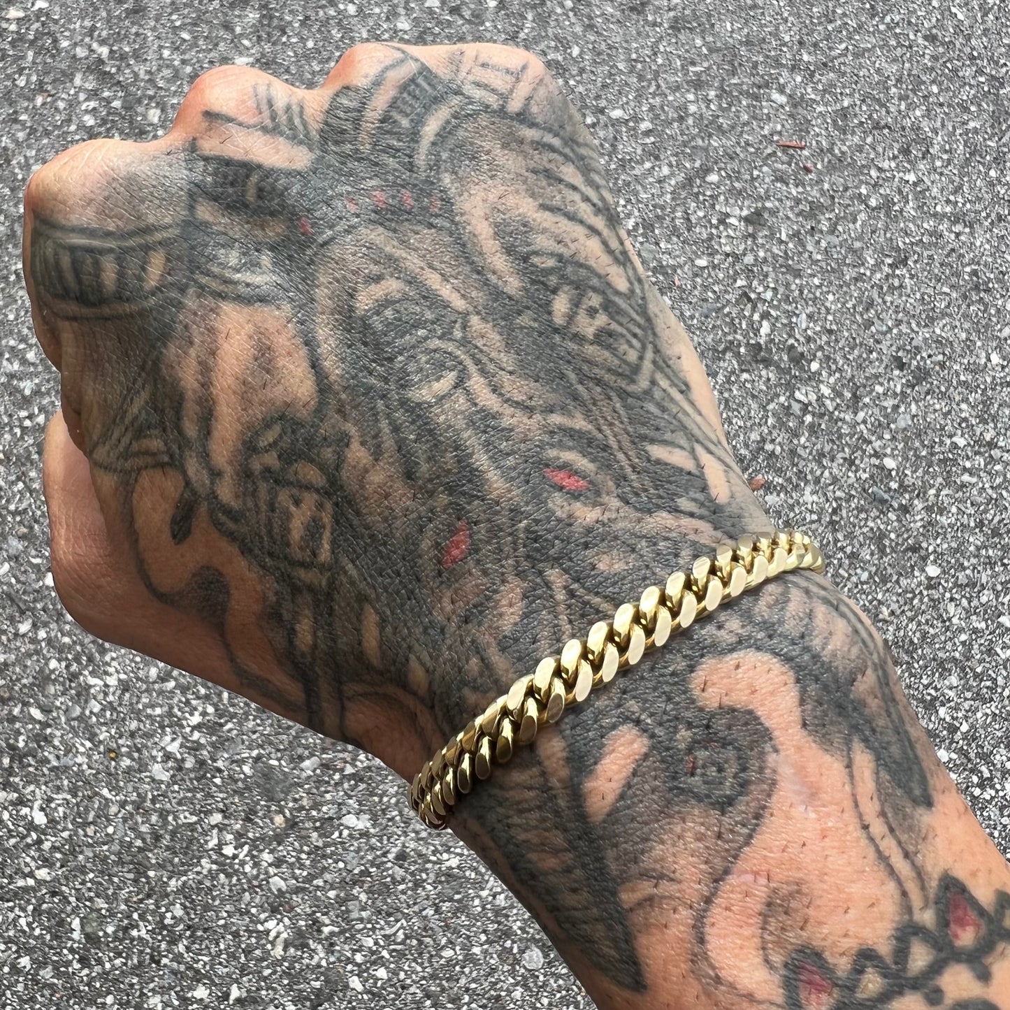 Vintage Solid 14k Miami Cuban Link Bracelet