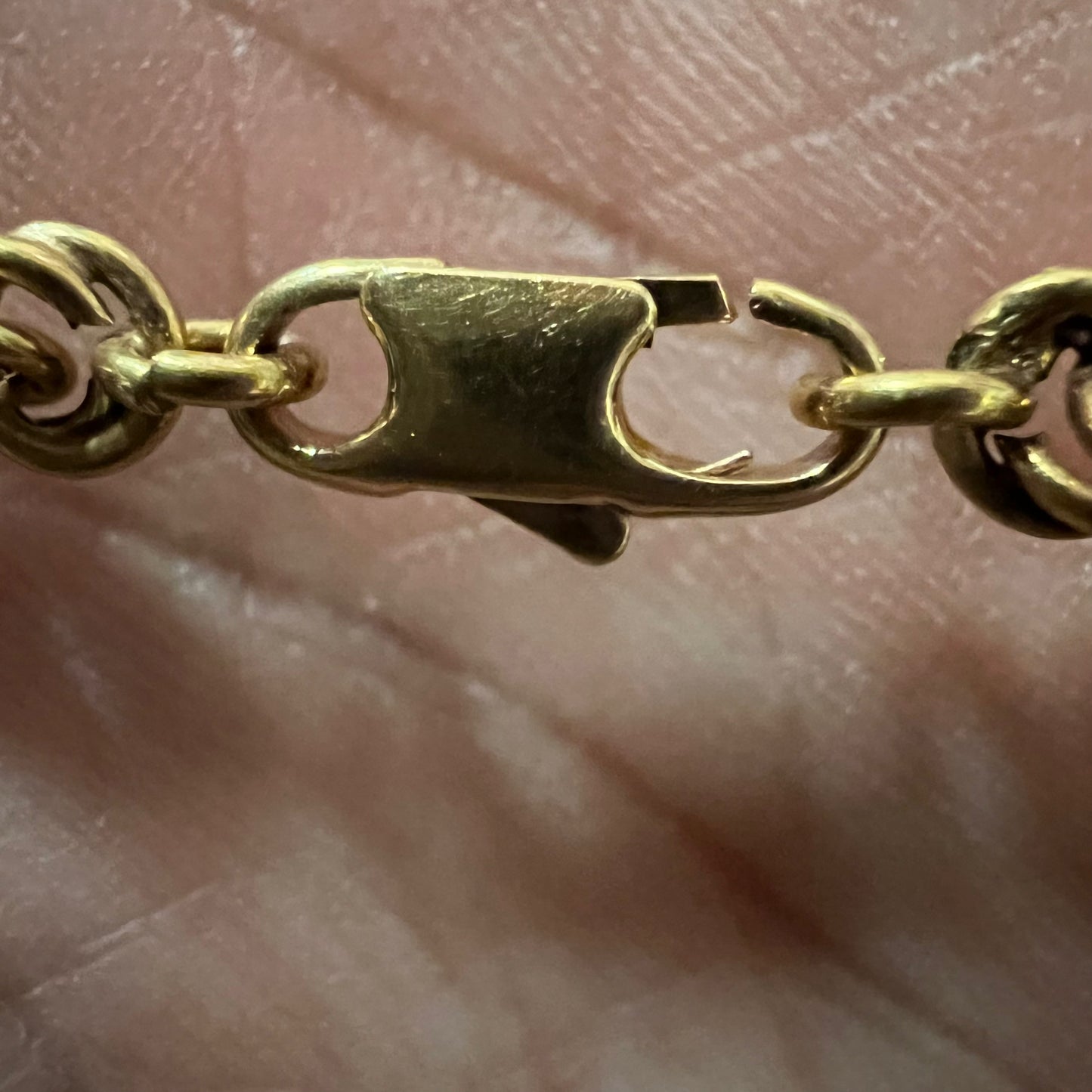 Vintage 14k Deep Yellow Italian Gold Extra Long Rope Chain (28”)