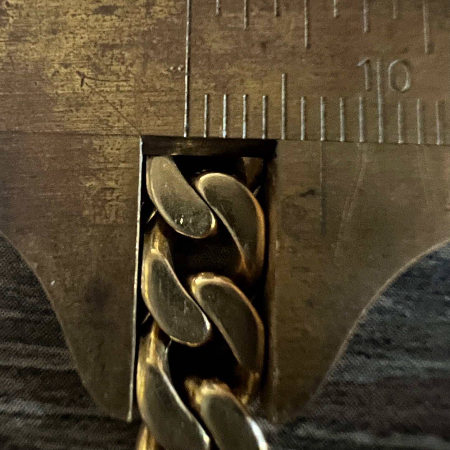 Vintage 14k Solid Miami Cuban Bar Link Bracelet