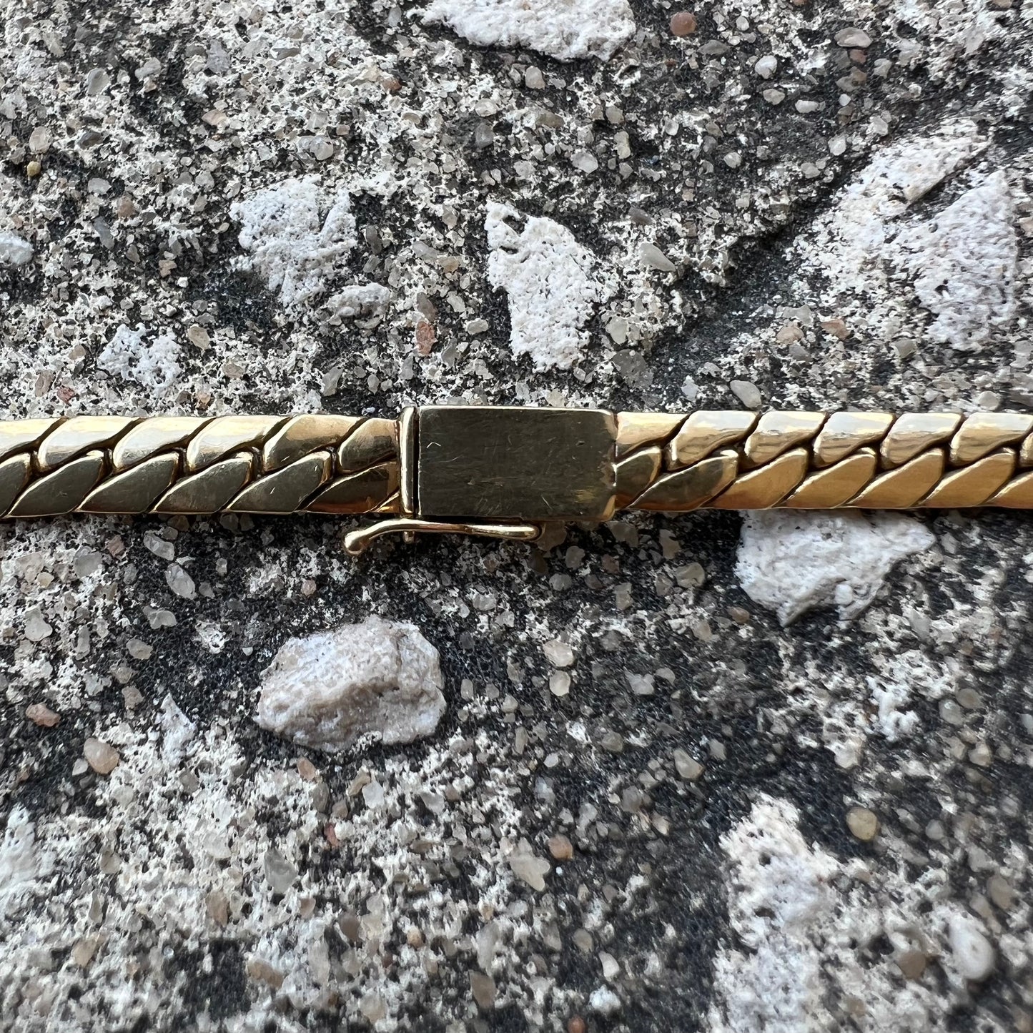 1960’s/70’s Solid 14k Sleek Miami Cuban Link Necklace