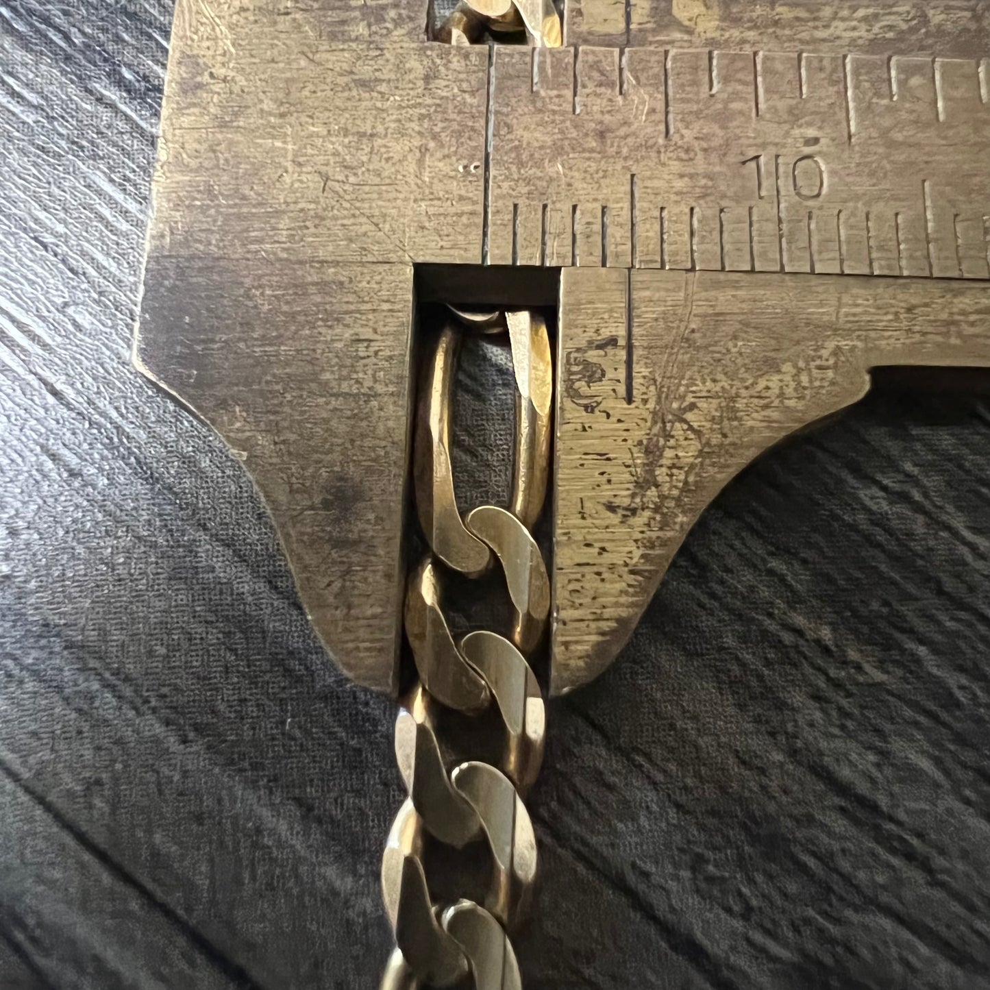 1990’s Solid 14k Italian Figaro Link Necklace (23”)