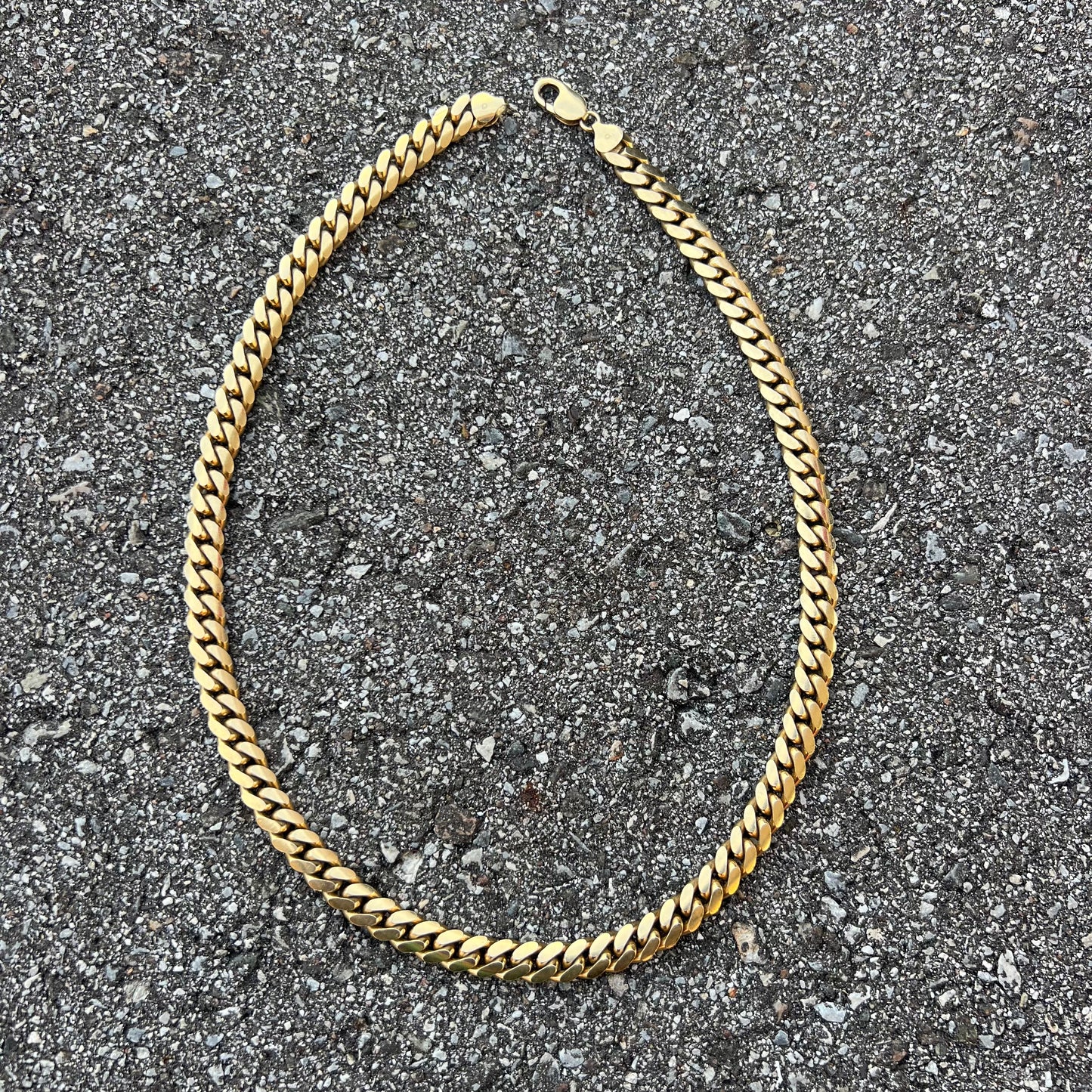 Vintage Solid Sterling/.925 Super Heavyweight Miami Cuban Link Chain