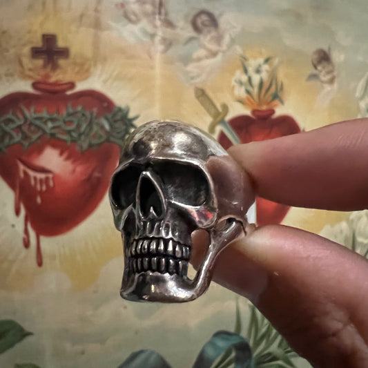 Heavyweight Sterling/.925 Skull Ring