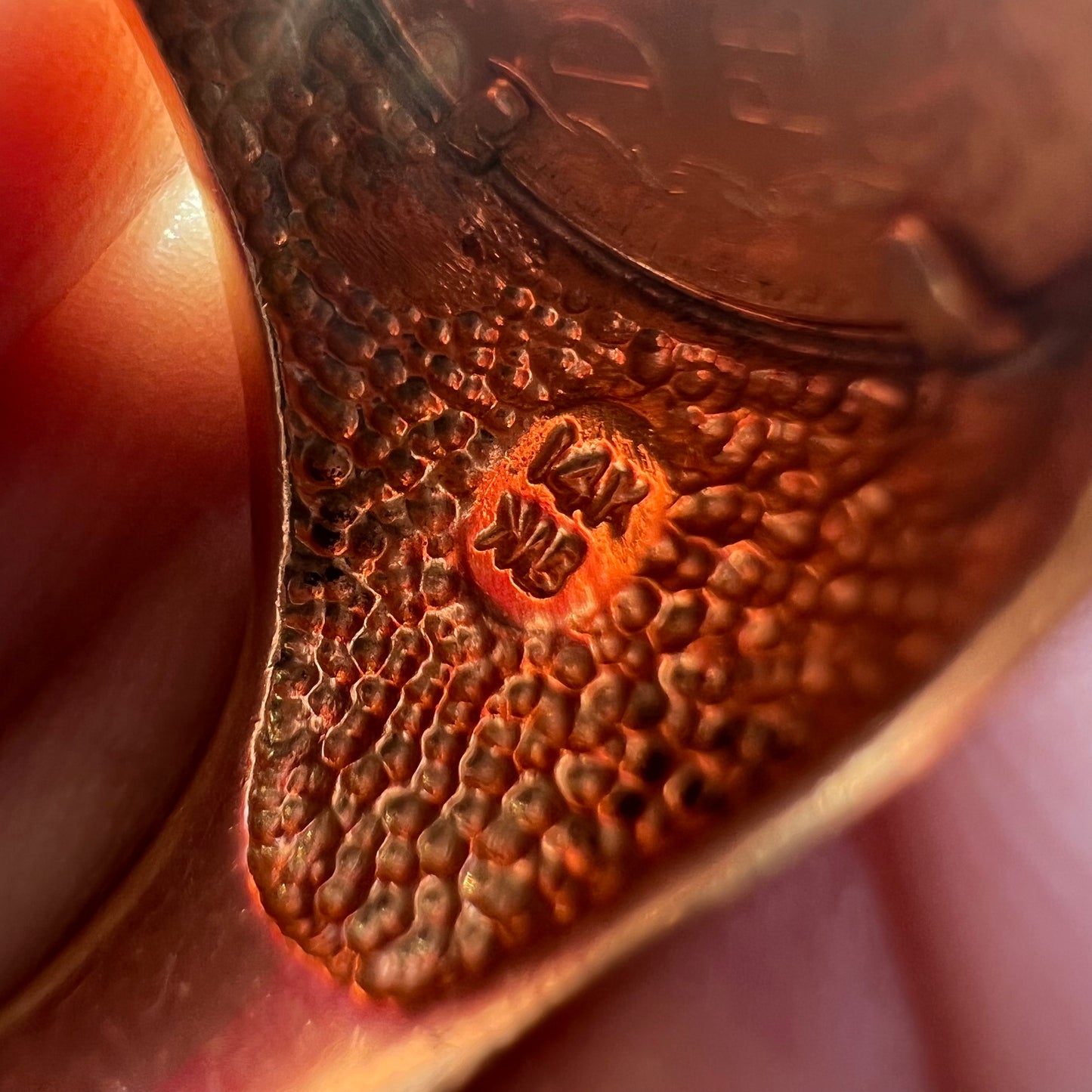 1945 Mexican Dos Pesos Gold Coin Ring (8.5)