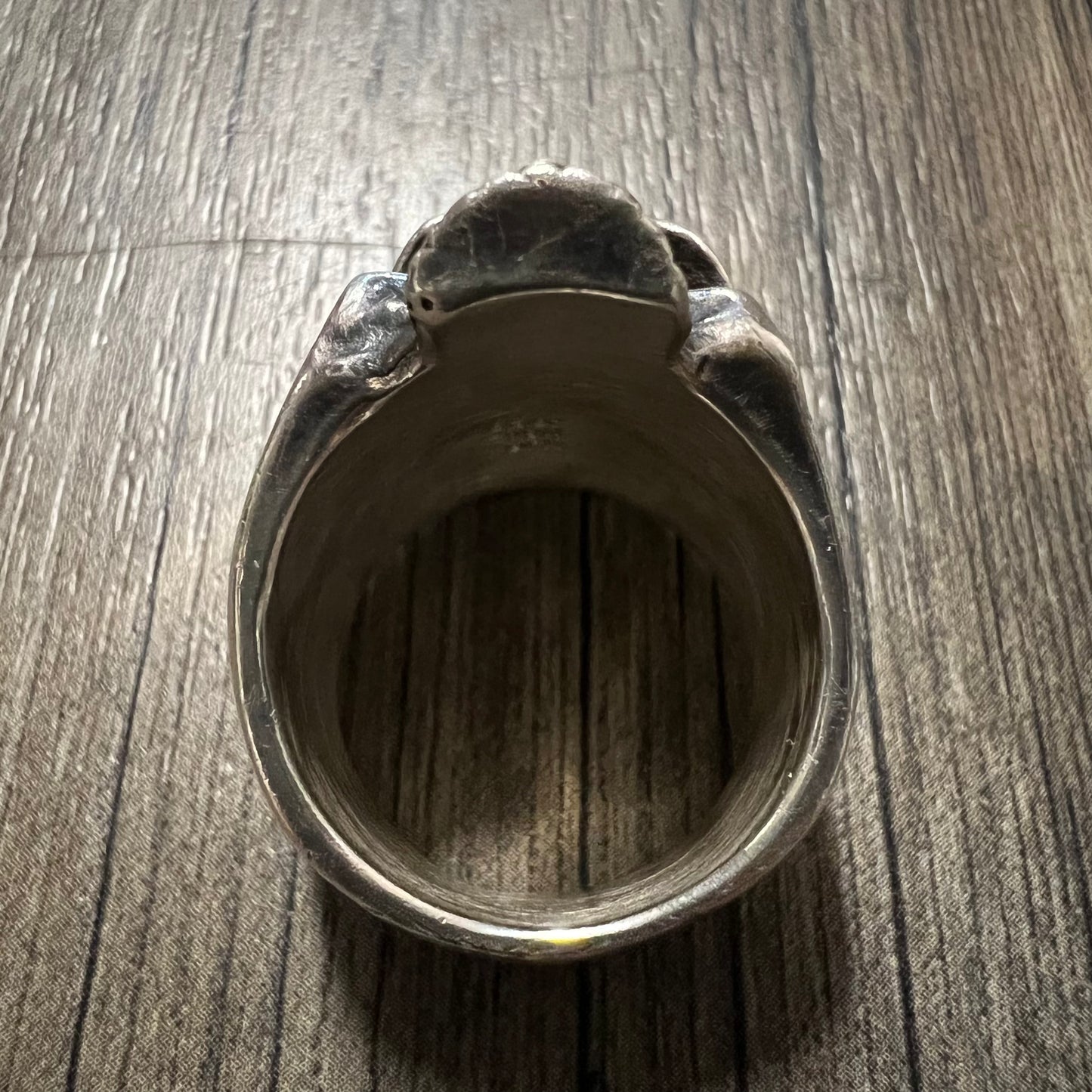 Custom Super Heavyweight Sterling/.925 Skull Ring