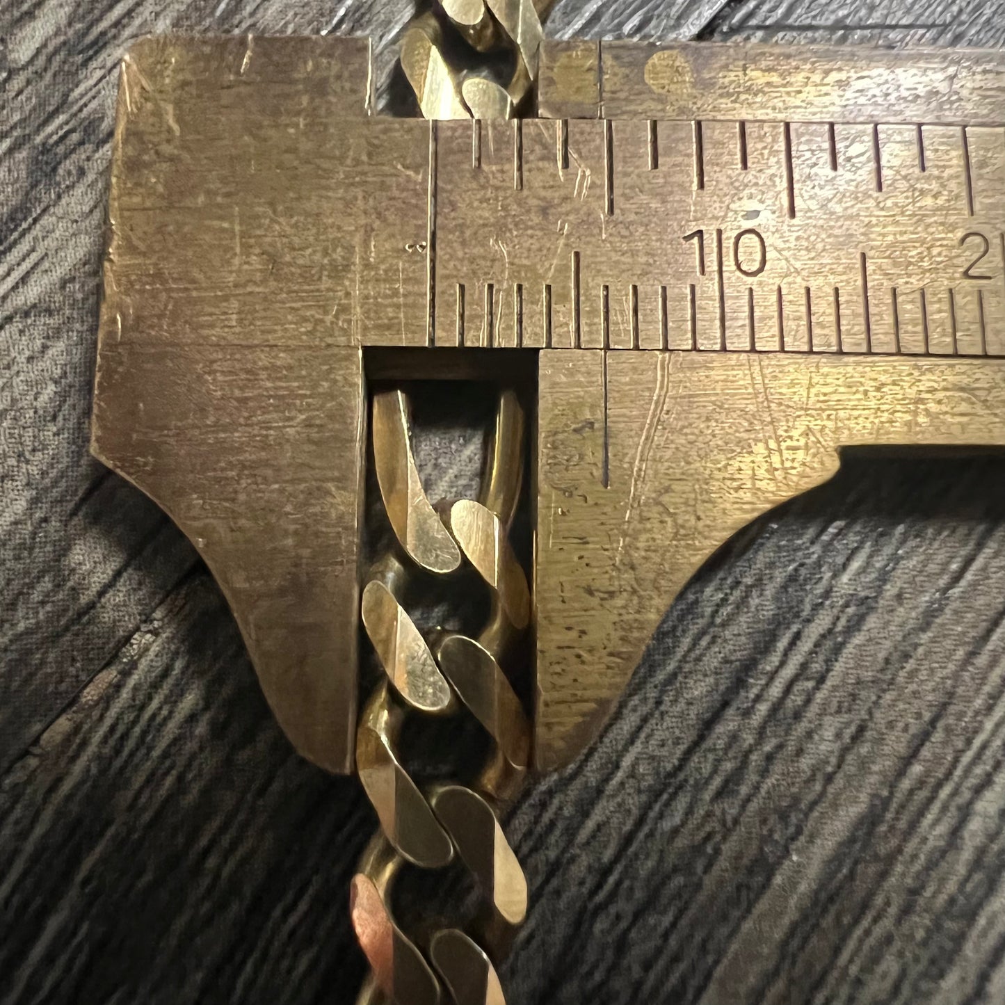1990’s Solid 14k Heavy Italian Figaro Link Necklace (22”)