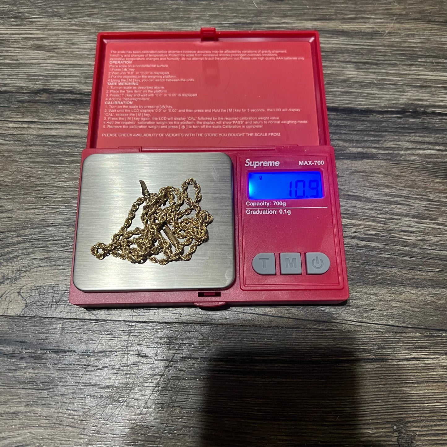 1979 Solid 14k Classic Rope Chain (19.5”)