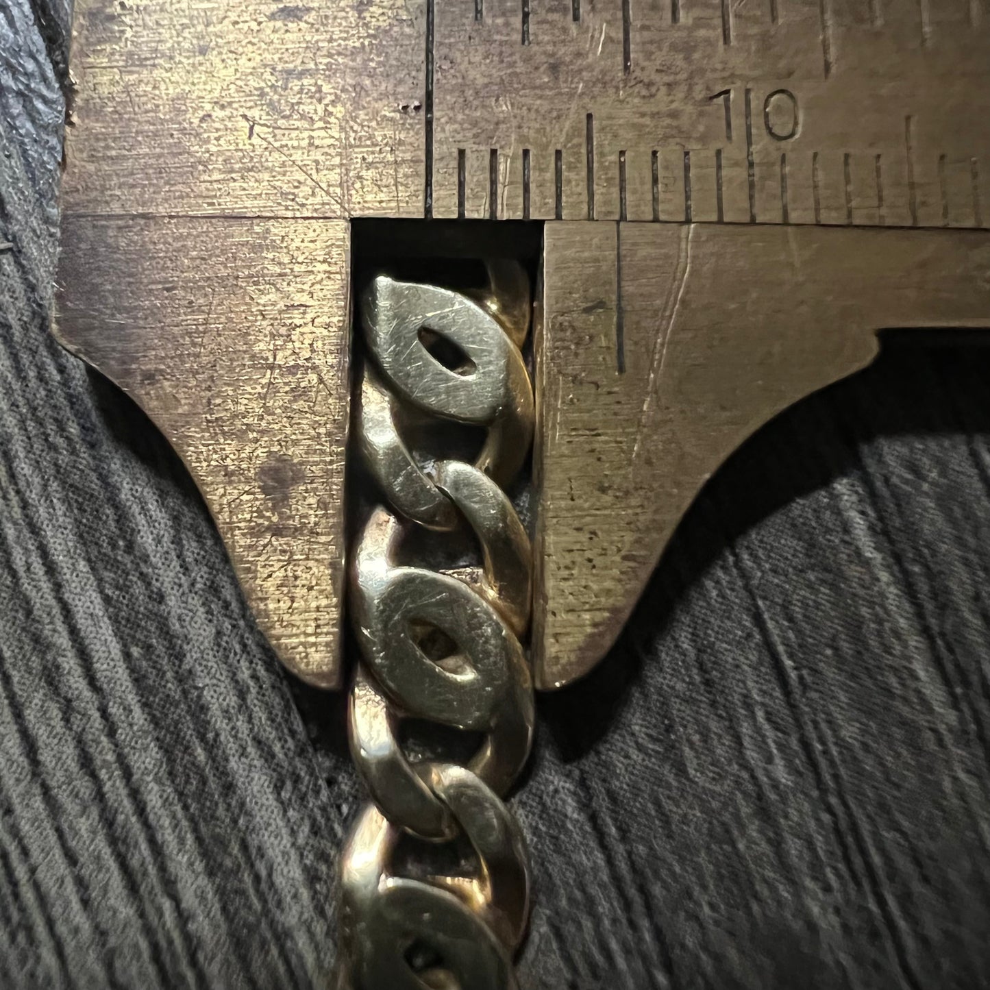1980’s Solid 14k Italian Tigers Eye Link Bracelet