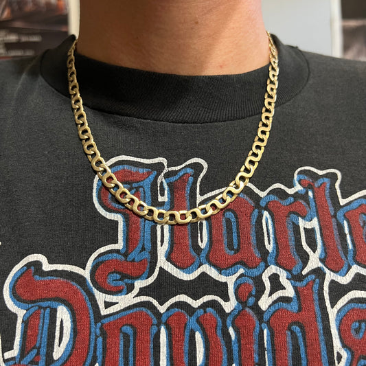 1980’s Solid Heavyweight 14k Old School Figure 8 Link Necklace