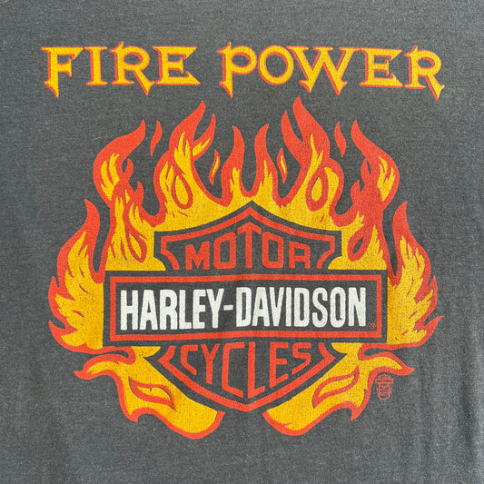 1980’s Harley-Davidson Fire Power Shirt (L)