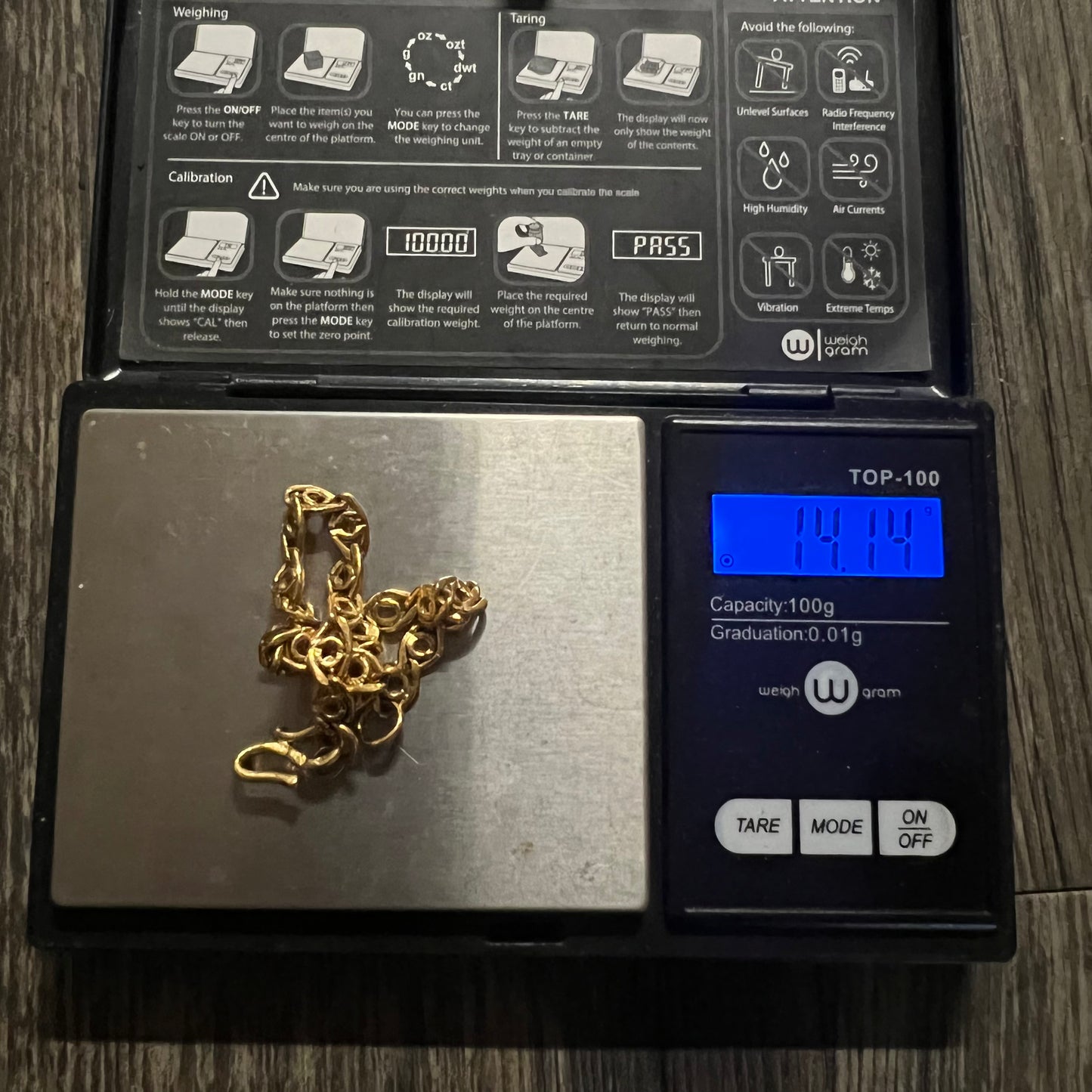 Pure 24k Solid “Evil Eye” Mariner Link Bracelet