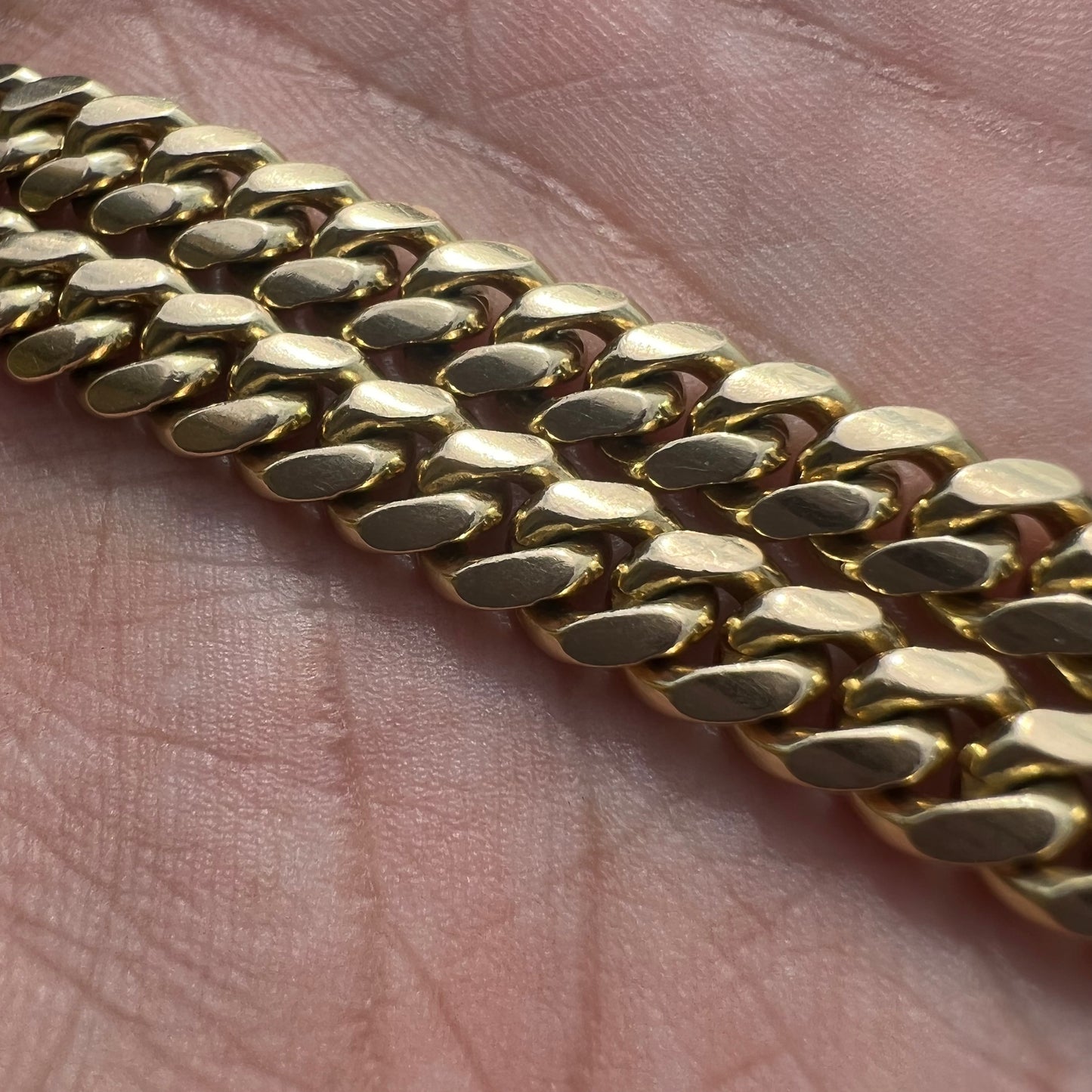 Vintage Solid 14k Miami Cuban Link Bracelet