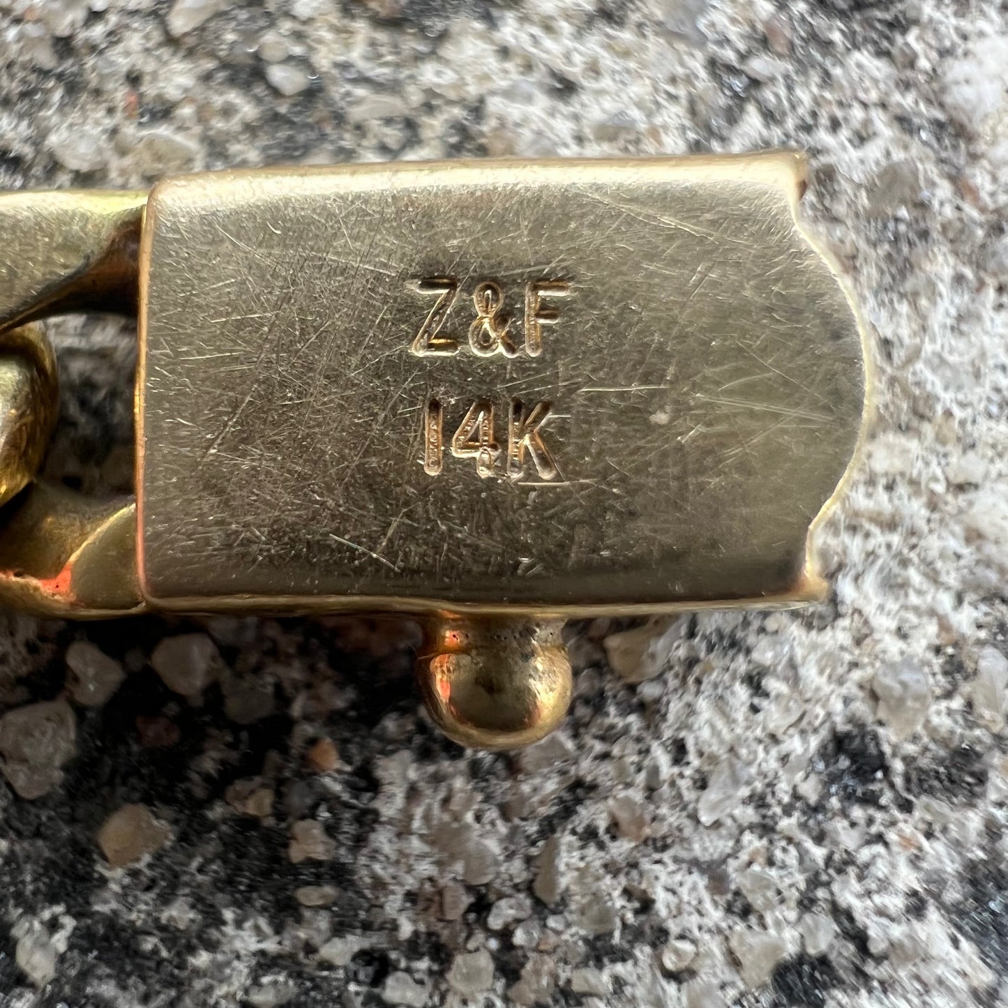 Vintage 14k Solid Miami Cuban Bar Link Bracelet