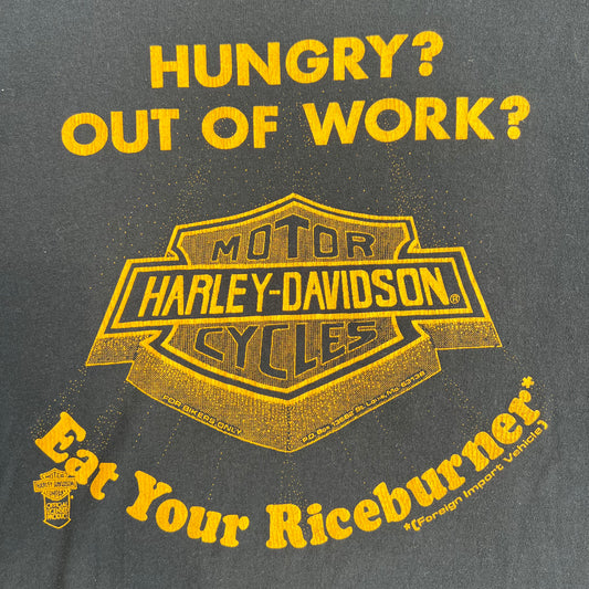1980’s Harley-Davidson “Out Of Work” Shirt (L)