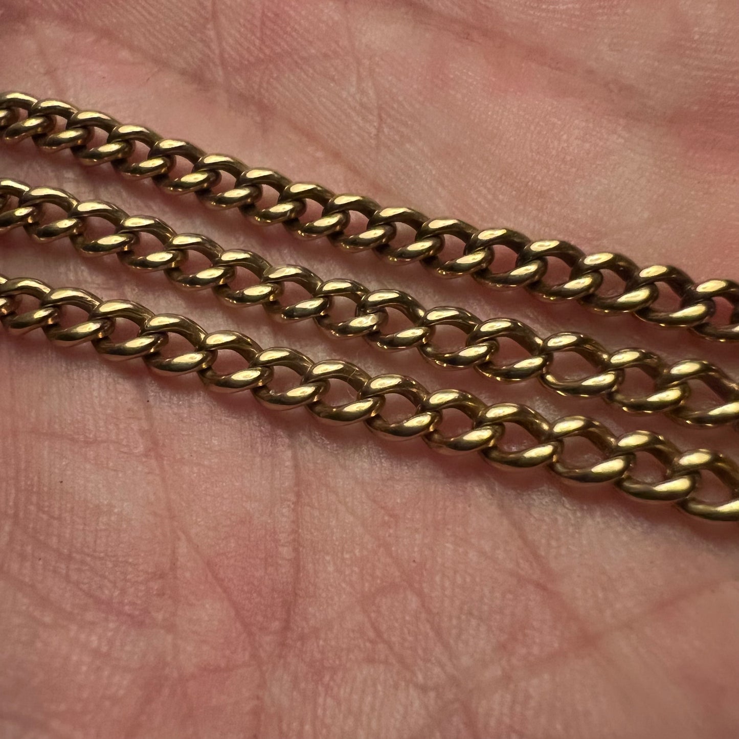 1970’s Handmade Solid 14k Cuban/Curb Link Necklace