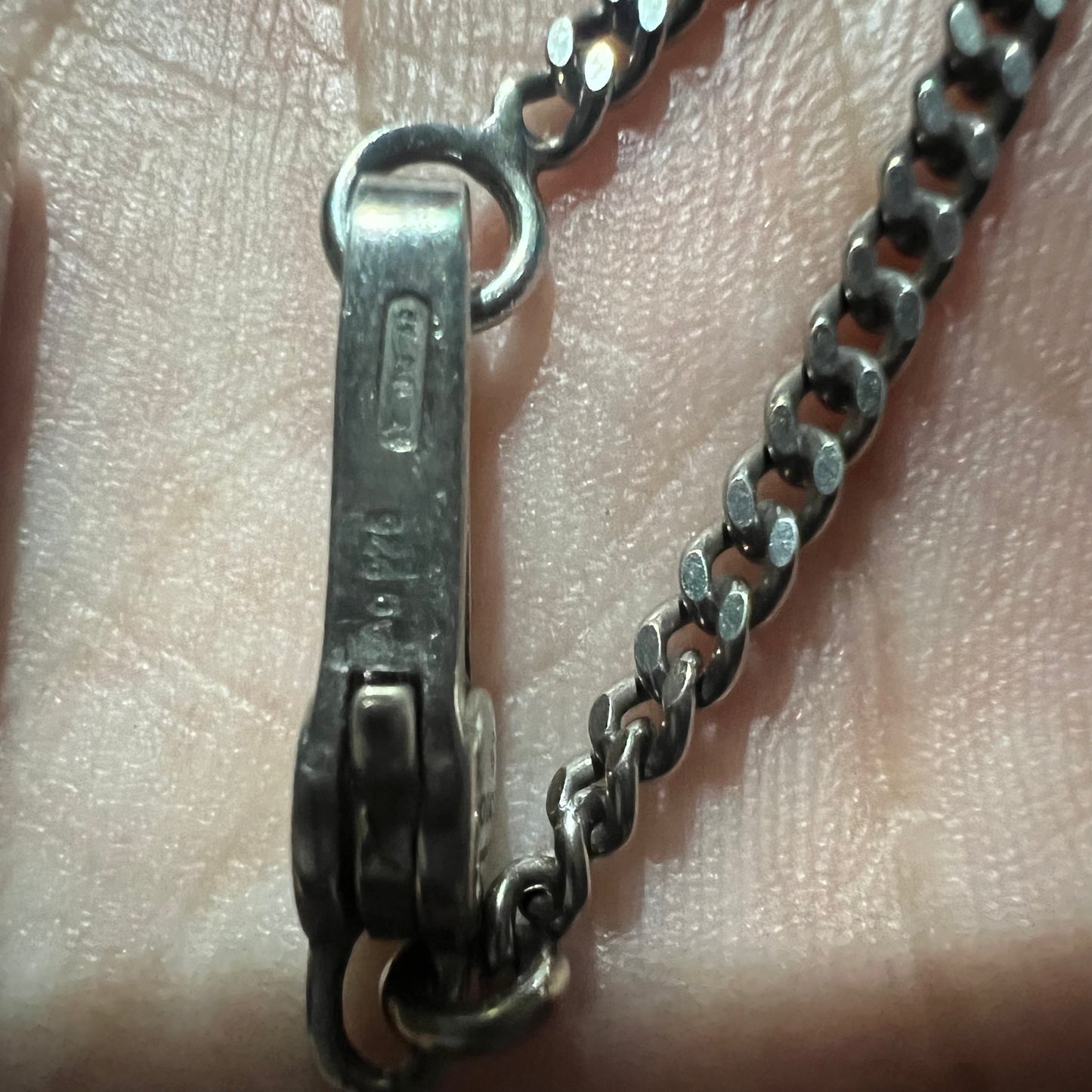 Gucci Ghost/GG Reversible Sterling/.925 Necklace