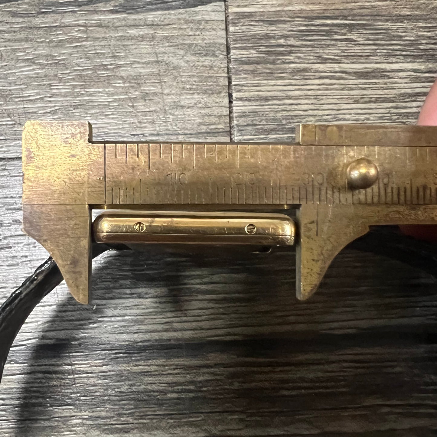 1990’s Cartier Tank Vermeil Watch With Alligator Deployment Strap