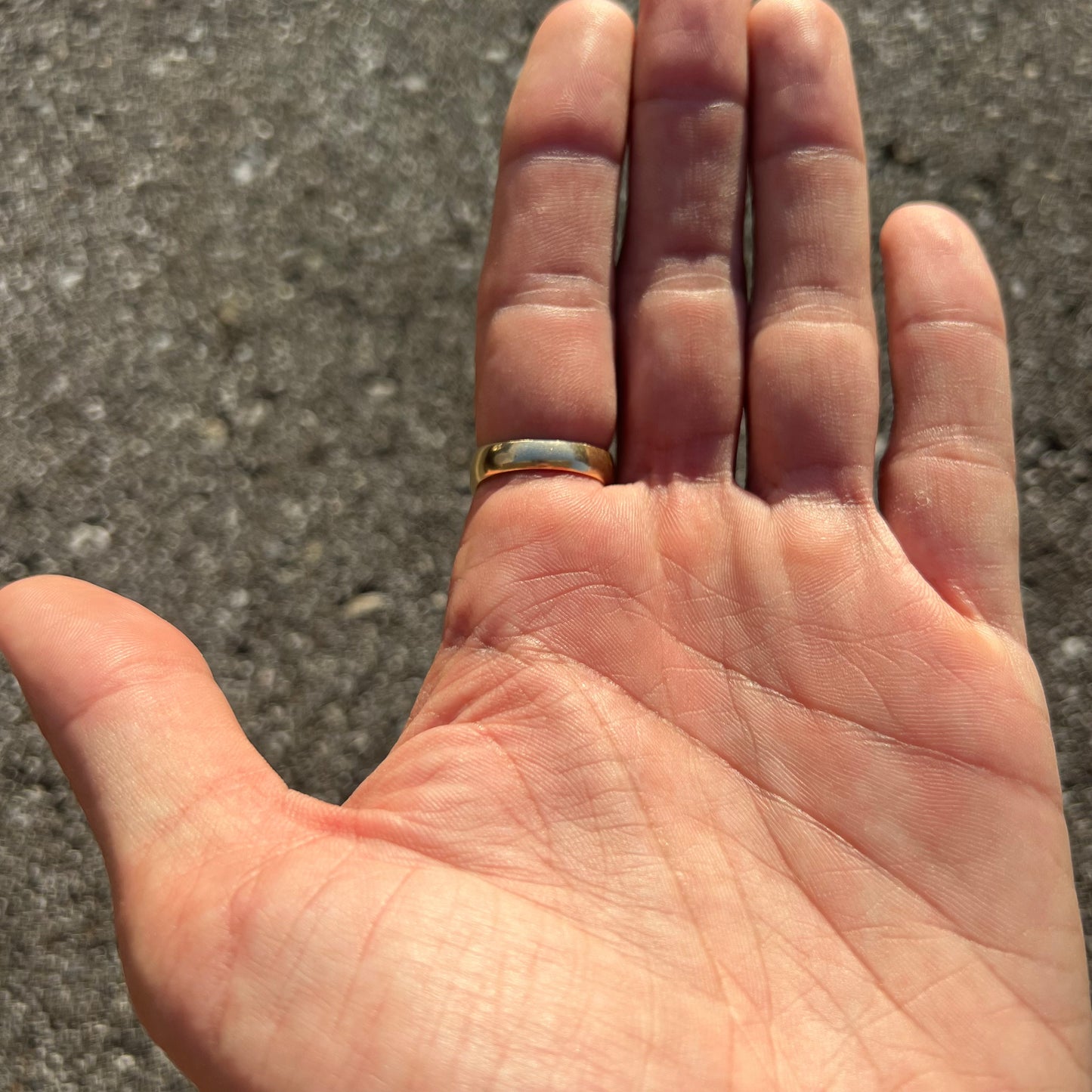 1945 Mexican Dos Pesos Gold Coin Ring (8.5)