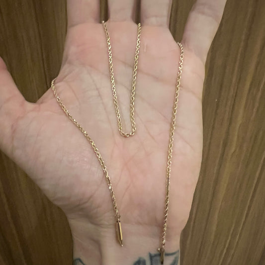 1980’s Solid 14k Rope Chain