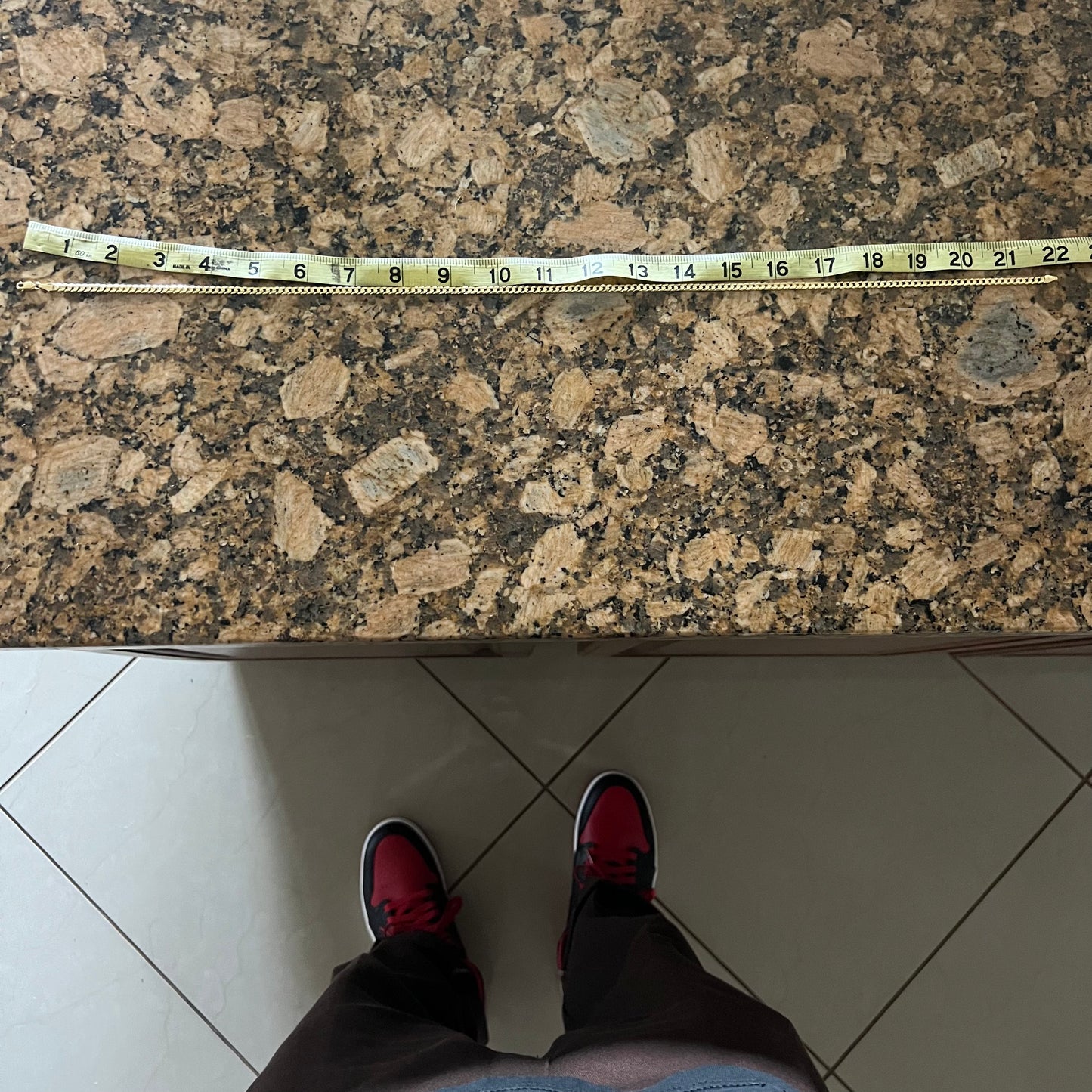 Vintage Solid 14k Cuban Link Chain (22”)