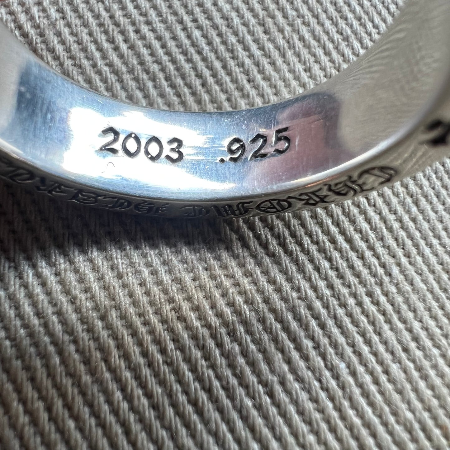 2003 Chrome Hearts Forever Ring