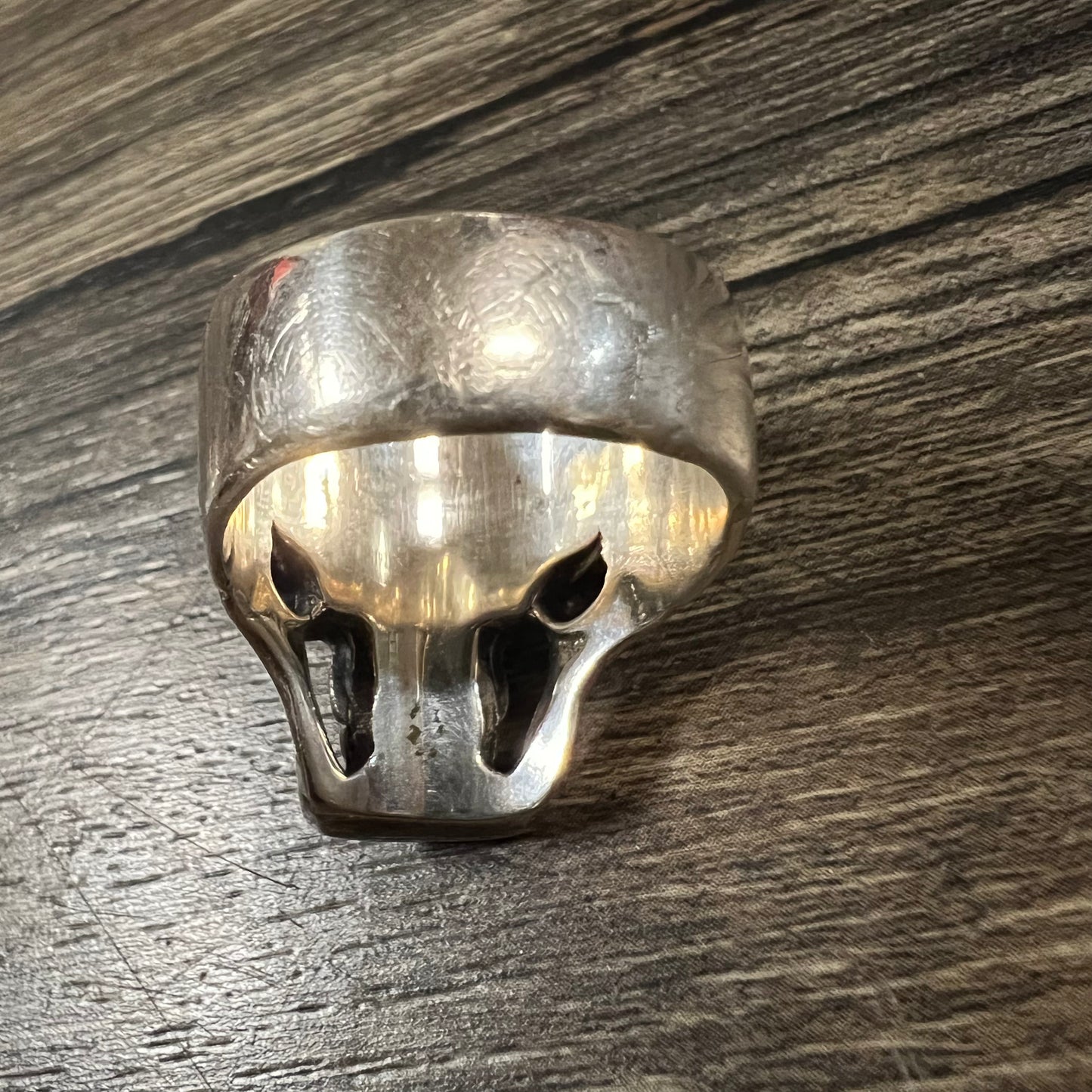 Heavyweight Sterling/.925 Skull Ring