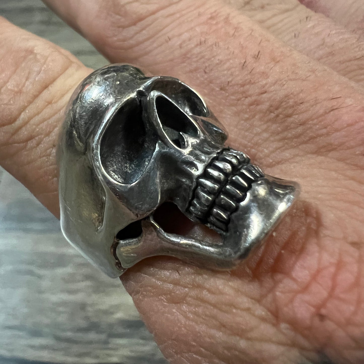 Heavyweight Sterling/.925 Skull Ring