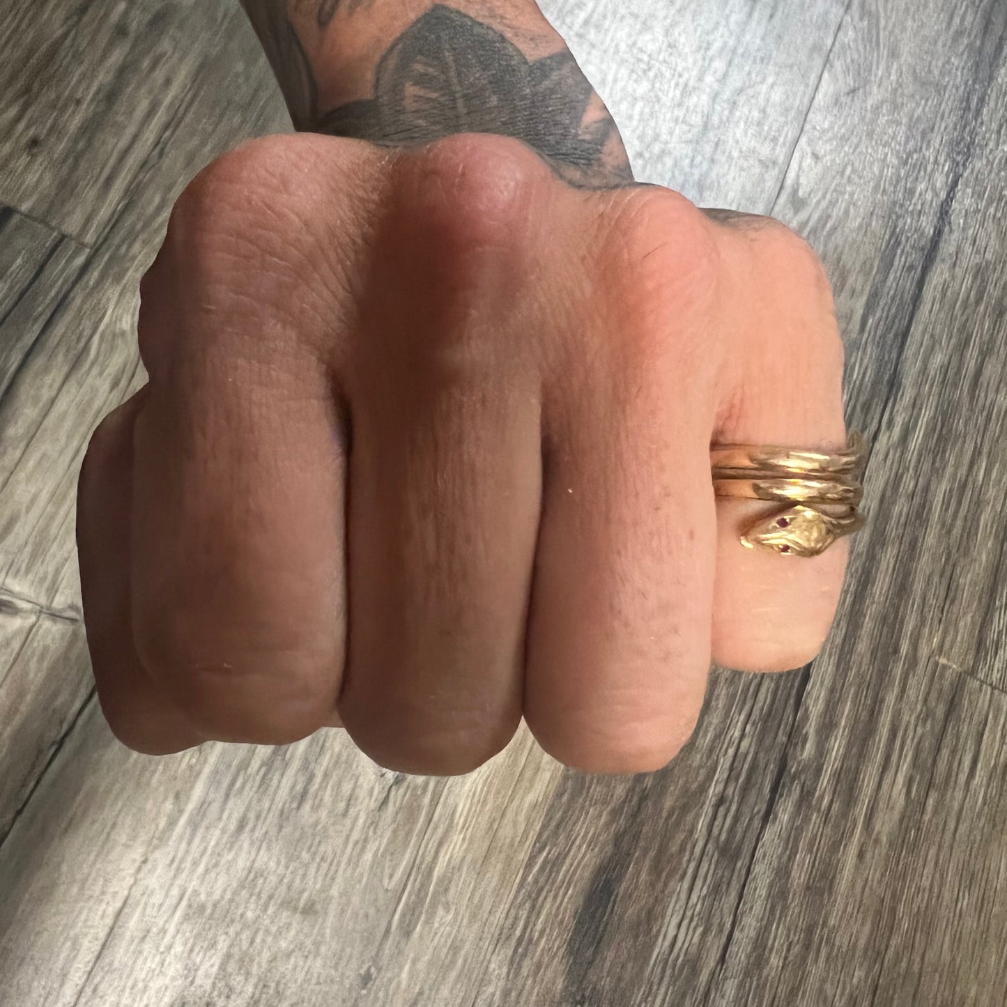 Victorian 18k Snake Ring