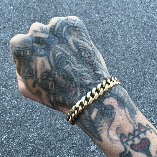 Brand New 10k Chunky Miami Cuban Link Bracelet