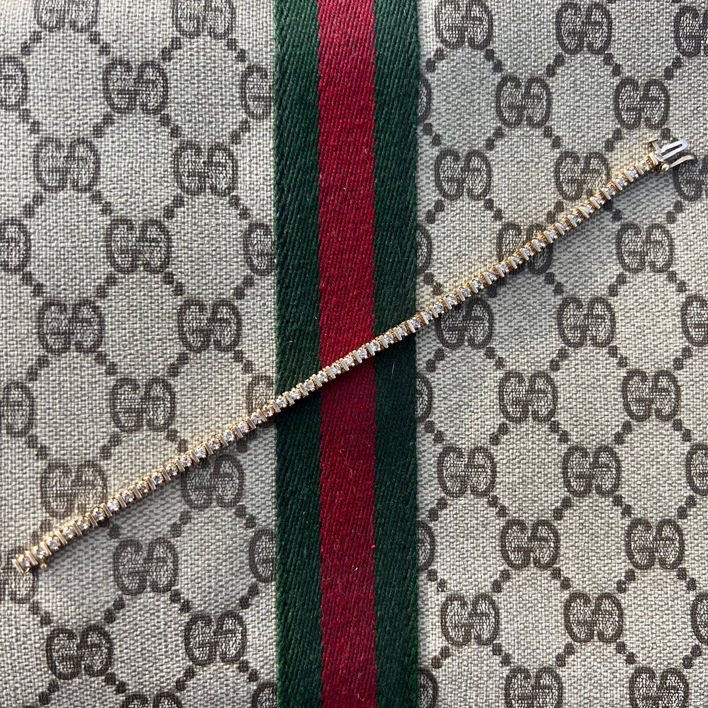 Vintage 14k Natural Diamond (2 CTW) Tennis Bracelet