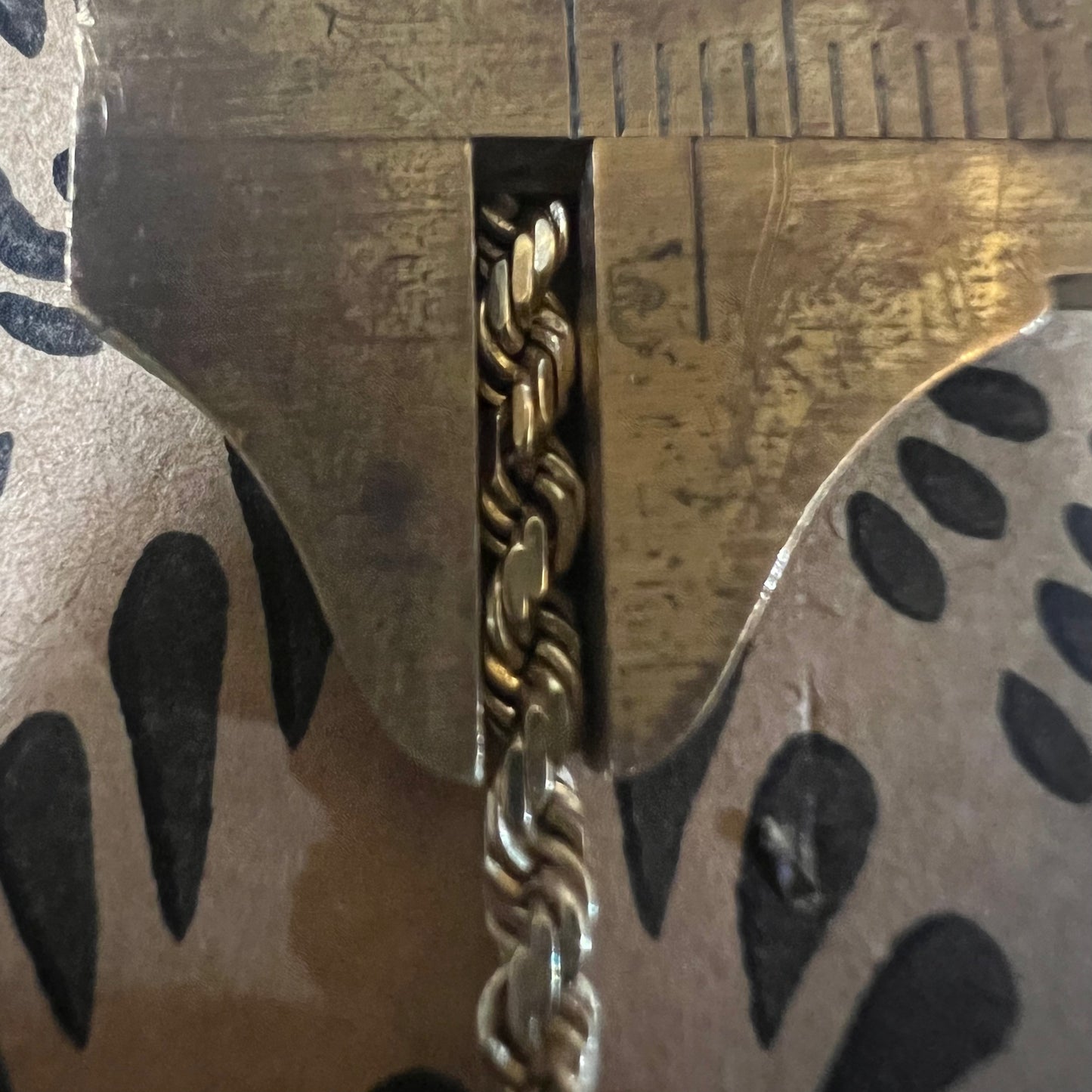 Vintage Solid 14k Diamondcut Rope Chain
