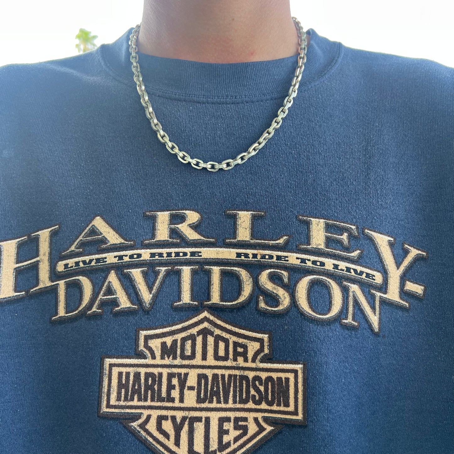 1980’s Heavy Sterling/.925 Hermés Link Necklace
