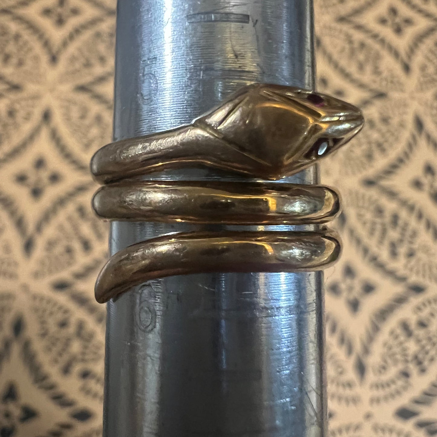 Victorian 18k Snake Ring